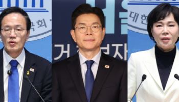 與서울시장 박주민·정원오·전현희 '3파전'…정원오 집중공세 속 결선 변수