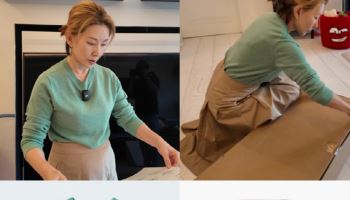소탈美 한 스푼…이미숙의 우아한 '로고리스룩'[누구템]