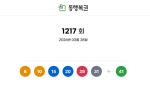 [속보]로또 1217회 당첨번호 8·10·15·20·29·31…보너스 41