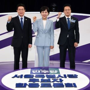 민주당 서울시장 후보 3자 토론…주거·지하철 무임승차 놓고 격돌