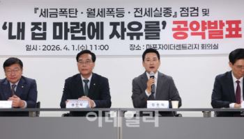 李정부 부동산 정책 정조준…국힘, '반값 전세·출산 연동형 대출' 1호 공약(상보)