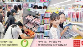 학교·학원 바로 옆에 매장-"틴트·키링·바지 다 사도 3만원"