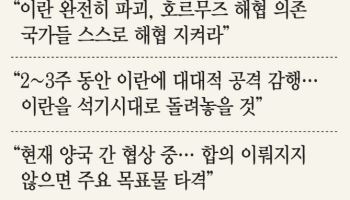 美 "호르무즈 해협 알아서 지켜라"…에너지·원자재 위기 더 커졌다