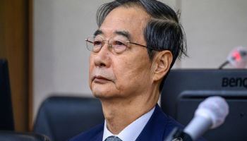 "송구하다" 울먹인 한덕수…'내란 혐의' 항소심 징역 23년 구형