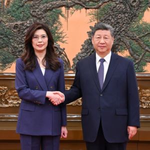 시진핑-정리원 10년만 국공 회담 “대만 독립 반대” 한목소리