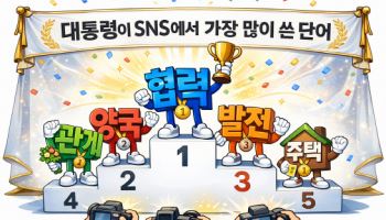 대통령이 SNS에서 가장 많이 쓴 단어는? [김유성의 통캐스트]