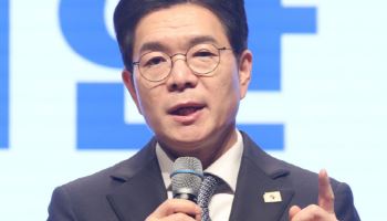 인사말하는 정원오 서울시장 후보