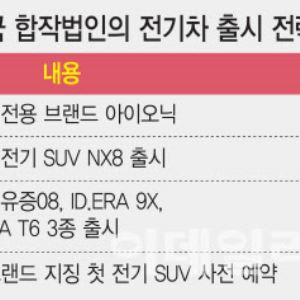 현대차·폭스바겐 中법인, 전기차 시장 재도전