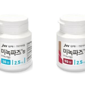 JW신약, 저용량 고혈압치료제 '미녹파즈정 2.5㎎' 본격 판매