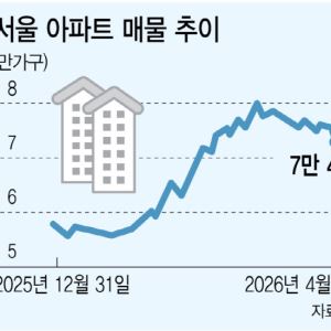 다주택·비거주 1주택자 쥐어짜도 매물 감소세