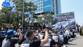 현대차 하청노조 "원청, 교섭 응하라"…노란봉투법 불길 확산