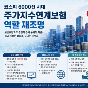 코스피 6000 시대에도 커진 변동성…해법은 ‘주가지수연계보험’