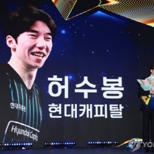 허수봉, 男배구 최고 몸값 신기록...현대캐피탈과 총액 13억원 재계약