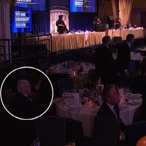 "허리도 아프고 바닥도 더럽고" 총성 속 눈길 사로잡은 '샐러드 맨'