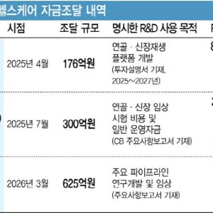'공모·CB·유증'…1년 만에 1100억 당긴 로킷헬스케어, R&D엔 8억만 썼다