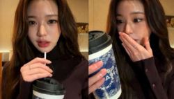 "장원영 밀크티, 제대로 터졌다" 대기 4시간·조기 매진까지