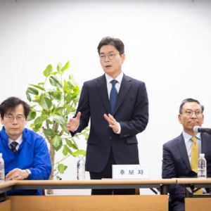 압구정 찾은 정원오 “재개발·재건축 누구보다 빨리 착착 진행할 것”