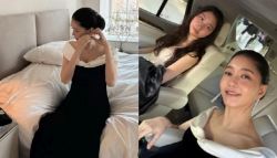 '최태원 동거인' 김희영의 딸과의 데이트 드레스[누구템]