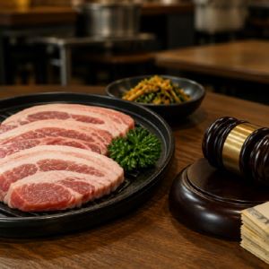 '미국·칠레산' 돼지고기를 '국내산'으로…30대 식당업주 벌금형