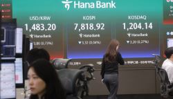 외국인이 던진 '매도 폭탄'…8000피 눈앞서 미끄러진 코스피