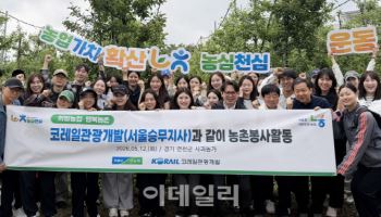 코레일관광개발 임직원, 농촌봉사활동