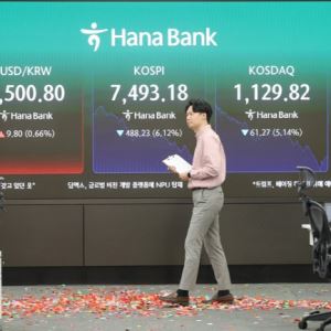 8000선 찍고 와르르…증권가 “너무 빨리 오른 대가”
