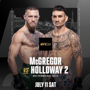 맥그리거, 5년 만에 UFC 복귀…7월 할로웨이와 재대결 확정
