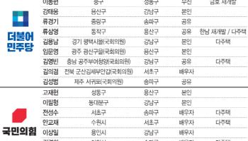 수도권 지선 후보 3명 중 1명,  출마지 외 토허구역 주택 보유·다주택[only 이데일리]