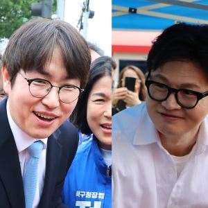 하정우 41.8% vs 한동훈 40.0%...양자대결시 초접전 혼전