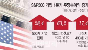 S&P500 이익 증가율 5년 만에 최고