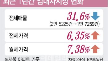 강남 다주택 잡다가…전월셋값 불 붙였다