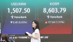코스피, 장 초반 1%대 상승…사상 첫 8500선 돌파