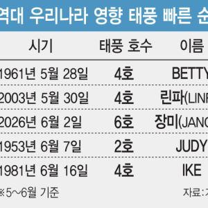 더워진 바다에 더 빨리 자주오는 '태풍'…올여름 '극한호우'까지