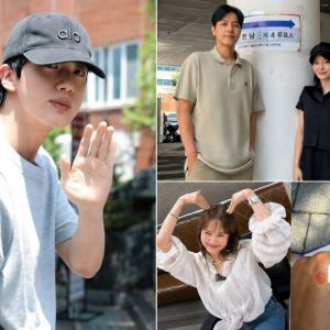 [6월 선거]BTS 진부터 김소현·손준호 부부까지…스타들 투표 참여