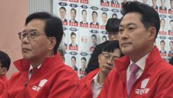 출구조사에 얼어붙은 국민의힘…말없이 퇴장한 장동혁 [6월 선거]