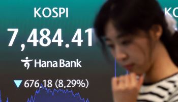 '검은 월요일' 코스피·코스닥 동반 서킷브레이커, 하루 만에 600조 증발