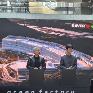 젠슨 황, 네이버도 띄웠다…"지금보다 10배 더 큰 회사 될 것"