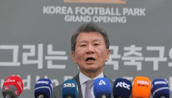 정몽규 축구협회장 징계요구 효력 정지…법원, 집행정지 인용