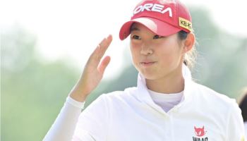 김서아, 3위로 주춤해도 日 관심 듬뿍…동반자도 "일부러 안보려고 했다"