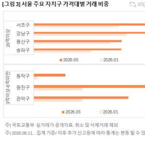 "대출 덜 돼도 괜찮다"…강남권 20억 이상 거래가 절반 이상