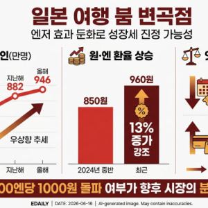 일본 여행 인기 변곡점 맞았다…환율과 금리 인상이 미칠 영향은?