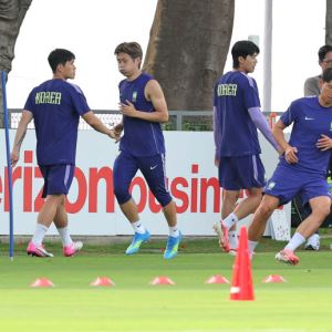 홍명보호 비공개 훈련 훔쳐봤나…'불법 드론' 출몰[북중미월드컵]