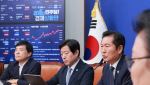 정청래 "코스피 9000 새 역사, 대통령 잘 뽑으니 나라에 좋은 일 많아"
