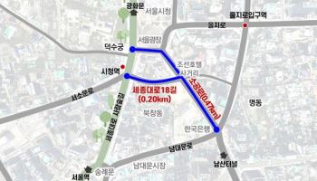 서울에 가변차로 사라진다…소공로 가변차로 44년 만에 폐지