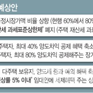 공정가액비율 상향, 재산세 5% 상한 폐지…'보유세 인상 패키지' 예고
