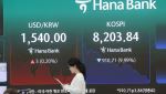 아시아 장에서 달러 강세…환율, 장중 상승폭 키우며 1540원대 돌파