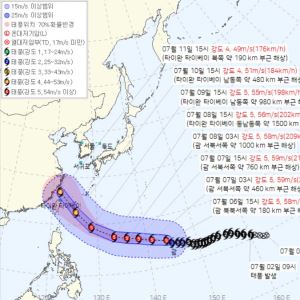 전국 비 내리고 무더위…태풍 '바비' 장마 변수 되나[내일날씨]