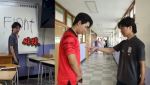 "싸워" 홍명보→젠슨황까지…의정부고 졸업사진 '폭소'