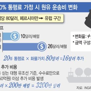 해운사 "연간 통행료만 수십조원"…항공사 "유가 또 오르면 적자"