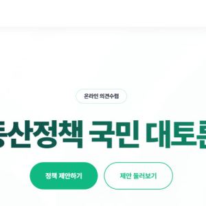 “대출 막혀 신혼집 잔금 못 치를 판”…부동산 국민제안 3000건 돌파